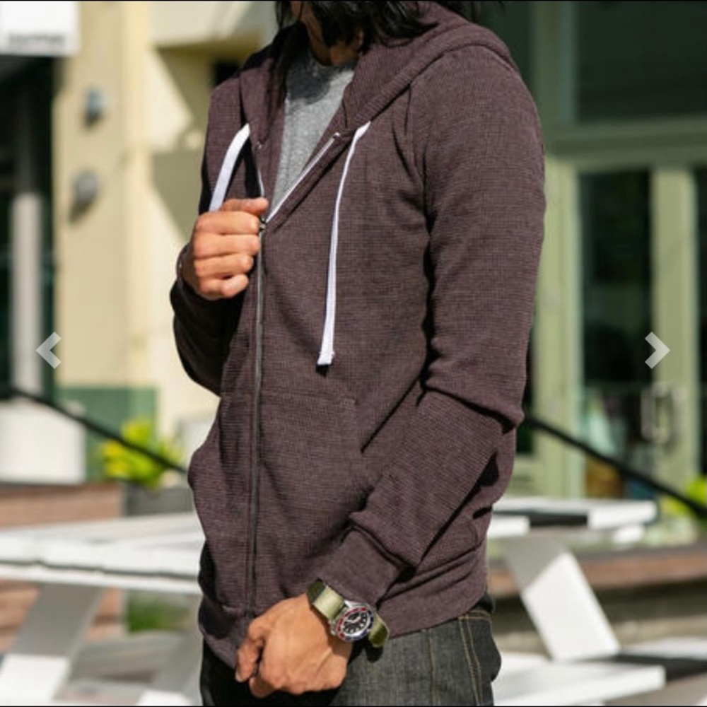 Gustin Waffle Zip Hoodie